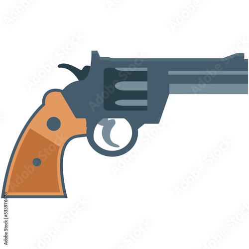 Revolver Vector Icon