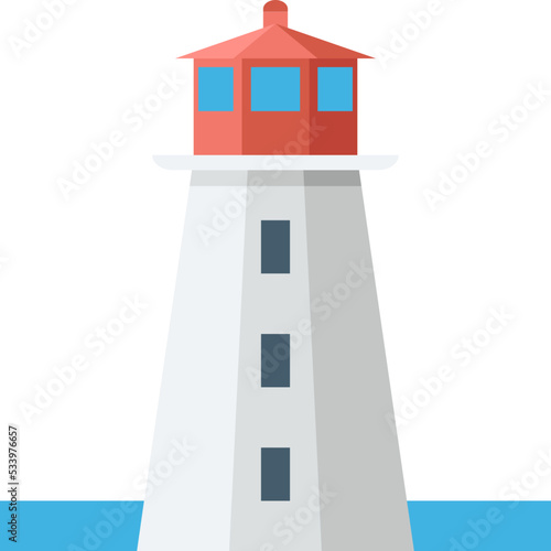 Lighthouse Vector Icon