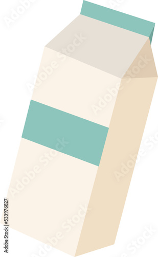 Milk pack icon. Vector illustration