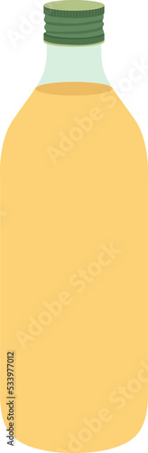 Oil bottle icon. Vector illustration