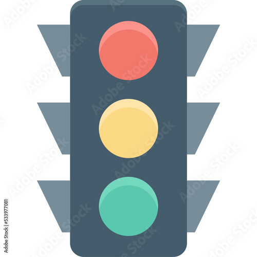 Traffic Signals Vector Icon