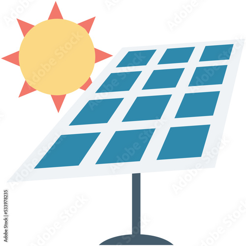 Solar Panel Vector Icon