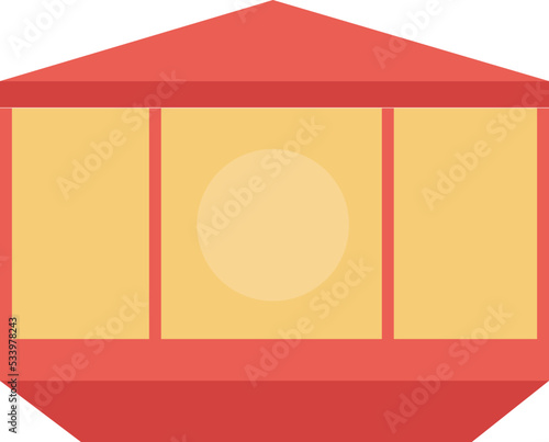 Lighthouse top icon. Vector illustration