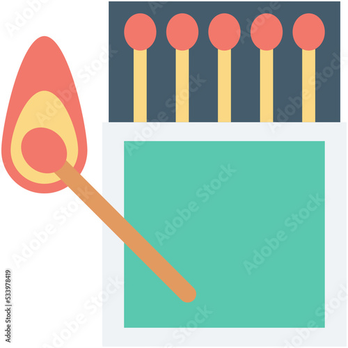 Matchbox Vector Icon 