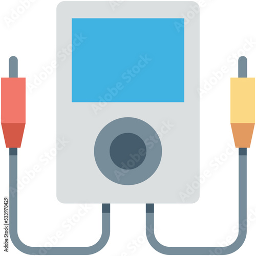 Voltmeter Vector Icon
