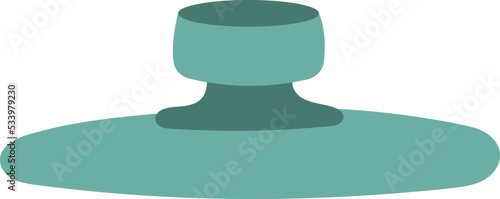 Saucepan lid Kitchen icon. Vector illustration