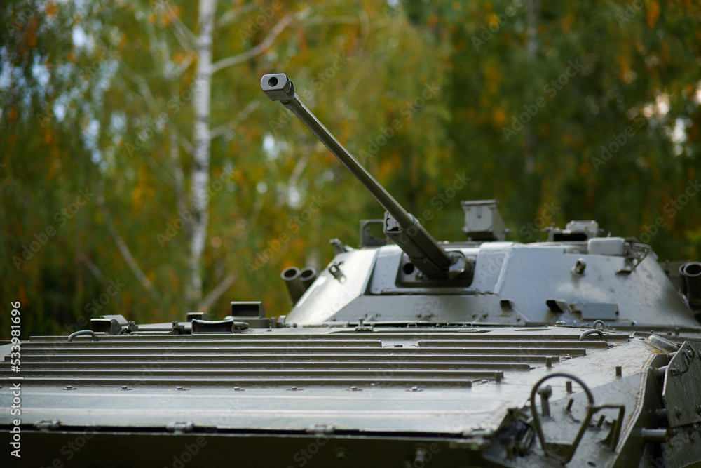 Fototapeta premium Details and parts of russian military equipment
