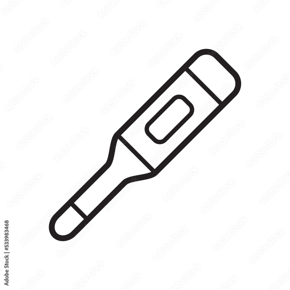Thermometer Medical Icon Vector Illustration Thermometer Medical Icon Vector Illustration