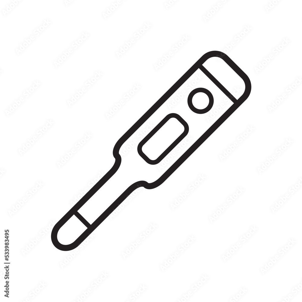 Thermometer Medical Icon Vector Illustration Thermometer Medical Icon Vector Illustration