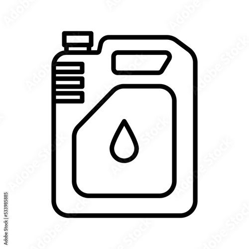 Jerry can icon. lubricant oil sign. vector illustration