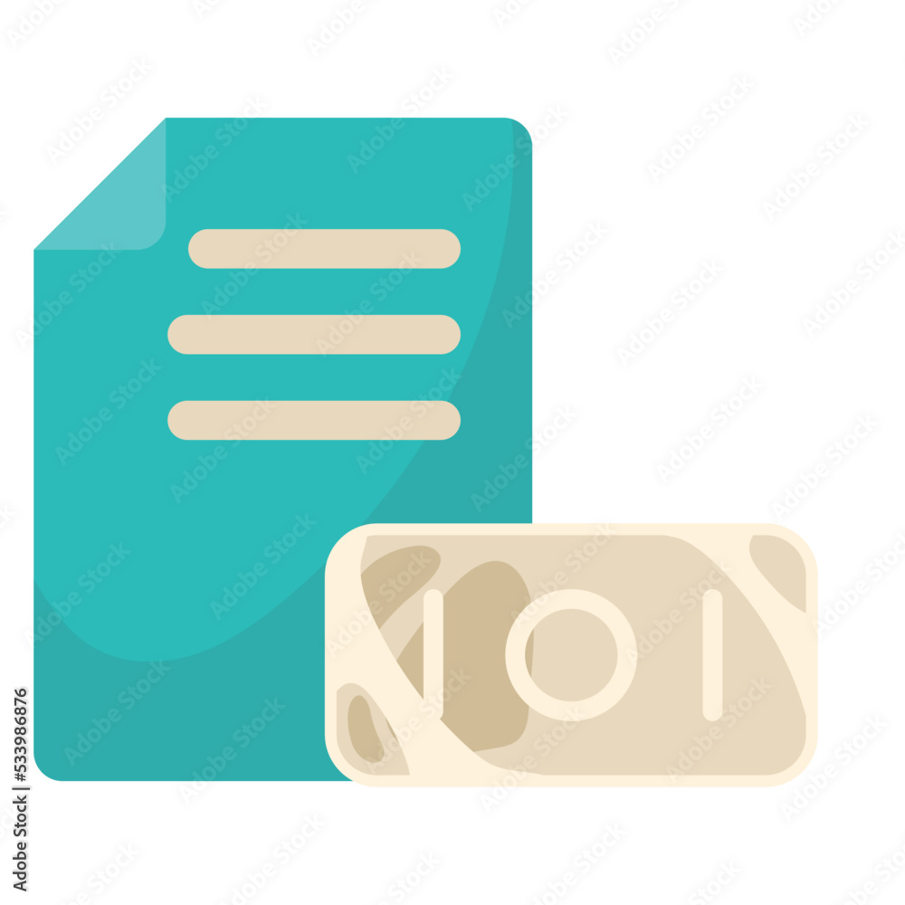 bill and document glassmorphism bill and document glassmorphism