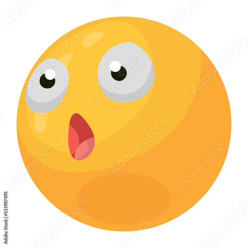 emoji terrified 3d style