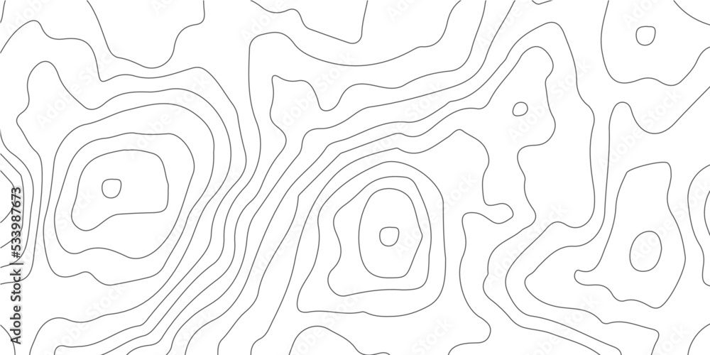 Black and white wave abstract topographic map contour, lines Pattern background. Topographic map and landscape terrain texture grid. Wavy banner and color geometric form. Vector illustration. Black and white wave abstract topographic map contour, lines Pattern background. Topographic map and landscape terrain texture grid. Wavy banner and color geometric form. Vector illustration.
