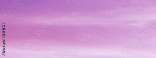 Beautiful white and pink clouds sky background   in sunny day. You can use for background, Texture, Wallpaper and the other site. Vector illustration.