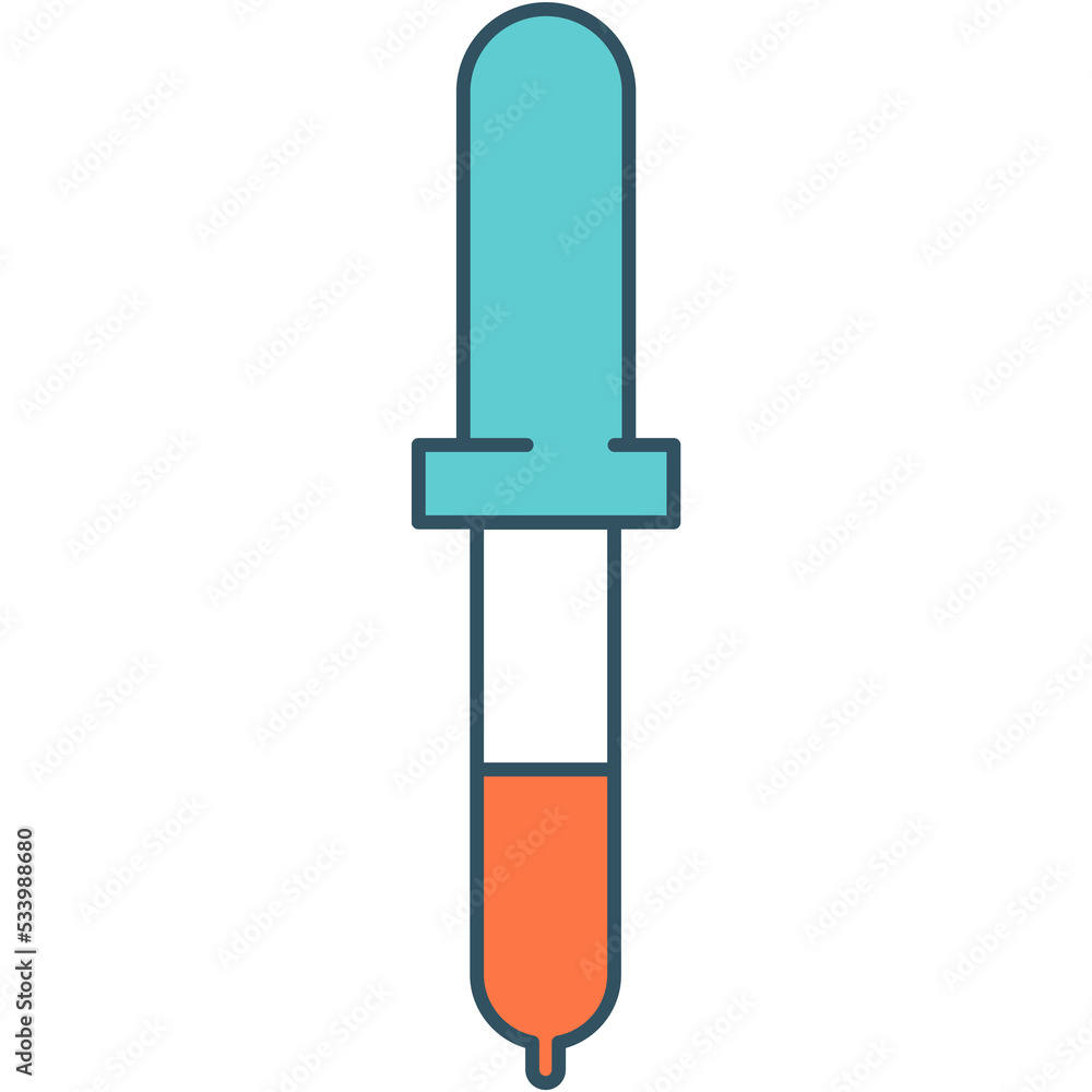 Chemistry science icon vector lab dropper pipette Chemistry science icon vector lab dropper pipette