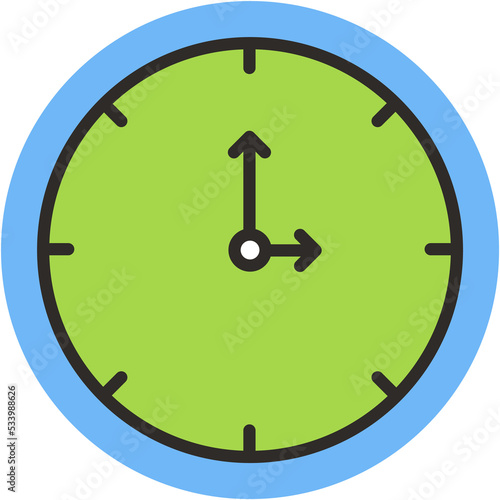 Free Download Clock icon time vector flat graphic symbol - GFXLoad