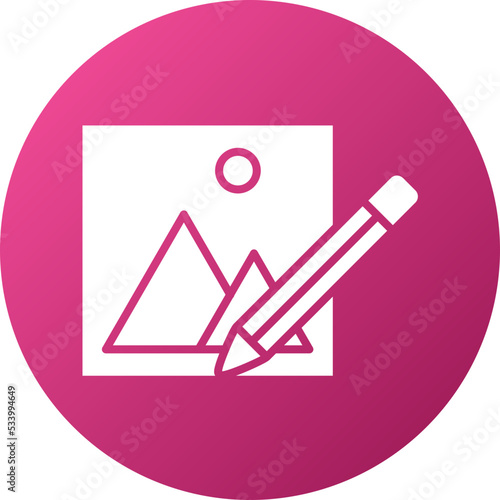 Photo Editing Icon Style