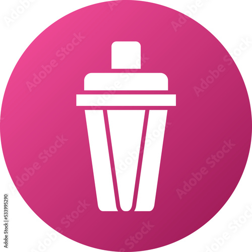 Cocktail Shaker Icon Style