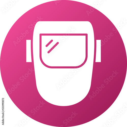 Welding Mask Icon Style
