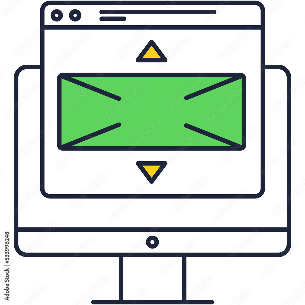 Image viewer app graphic icon flat vector Image viewer app graphic icon flat vector