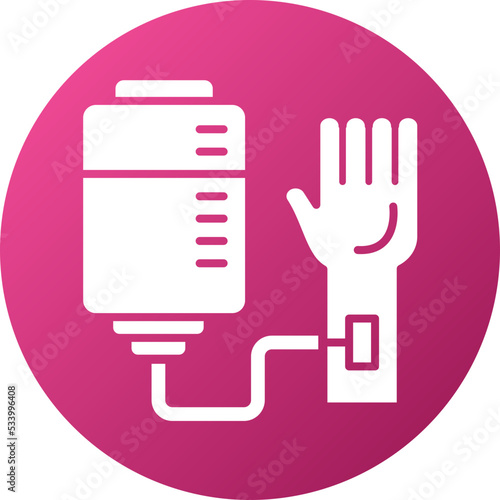 Blood Donation Icon Style