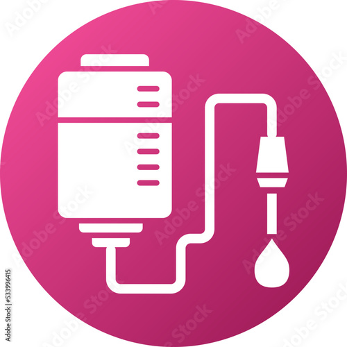 Blood Transfusion Icon Style