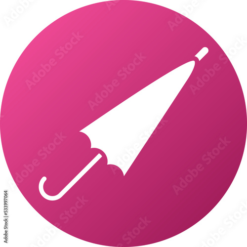 Closed Umbrella Icon Style