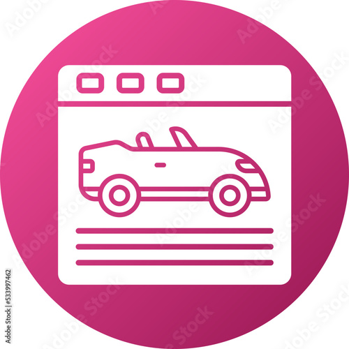 Racing Game Icon Style