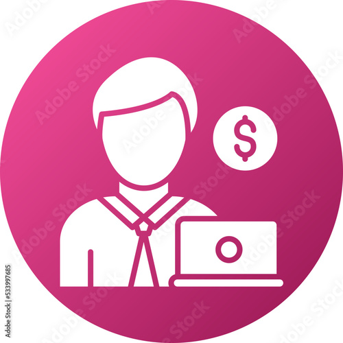 Freelancer Male Icon Style
