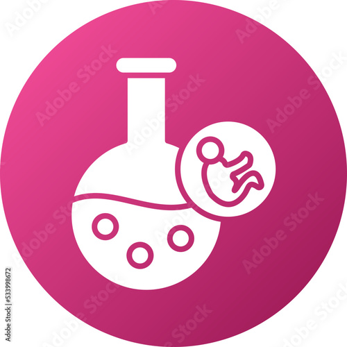 In Vitro Fertilization Icon Style