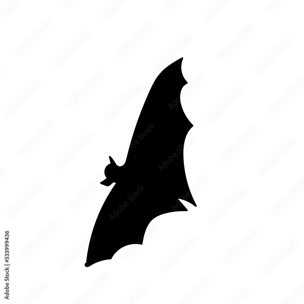 flying bat silhouette flying bat silhouette