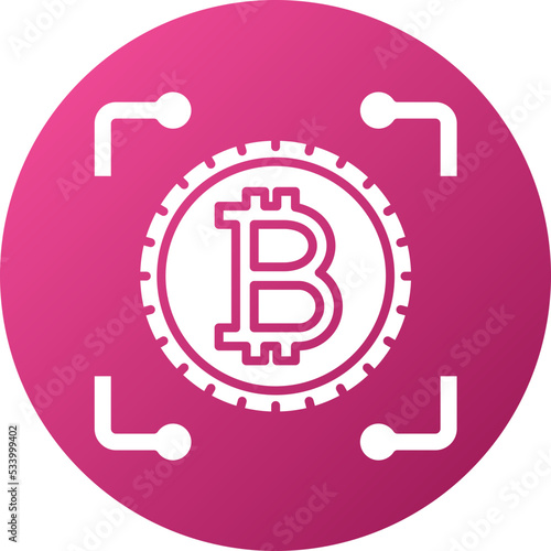 Cryptocurrency Icon Style