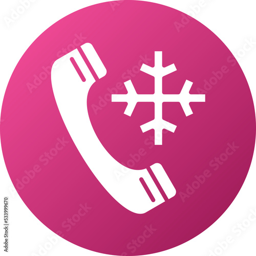 Cold Calling Icon Style