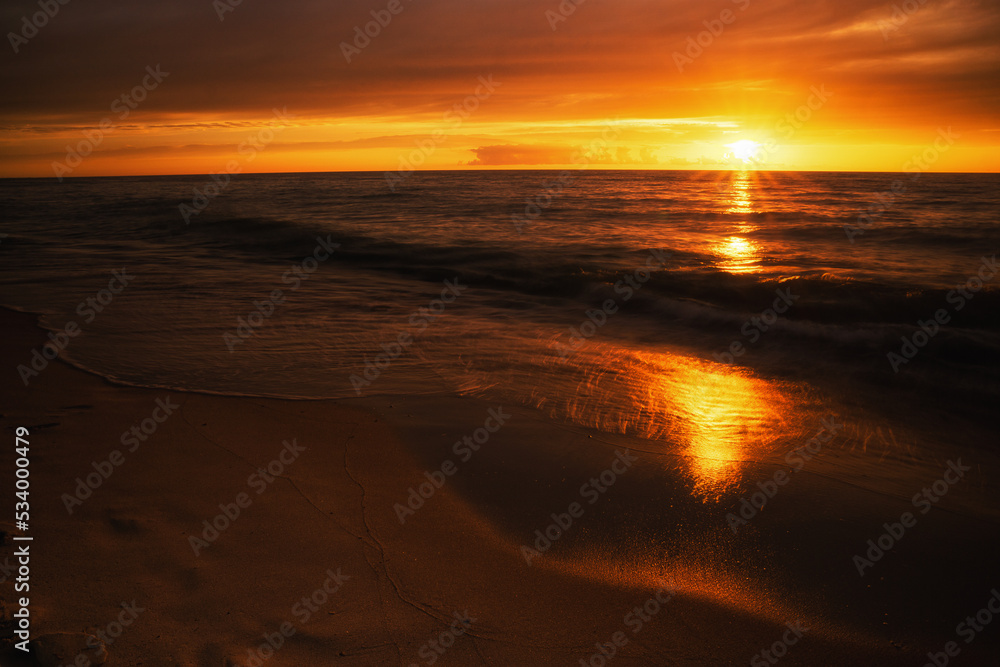 Fototapeta premium sunset over the Baltic Sea