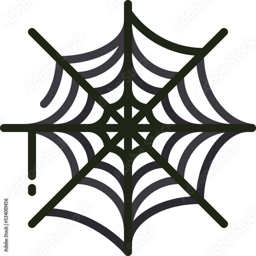 Fotobehang spider web icon