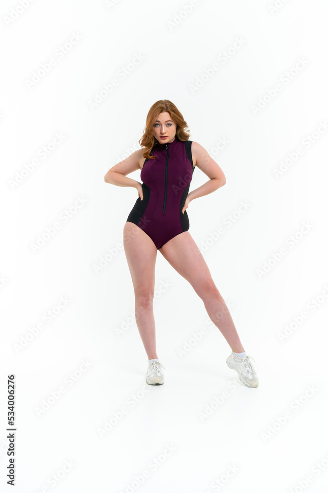 model size posing bodysuit on white background model size posing bodysuit on white background