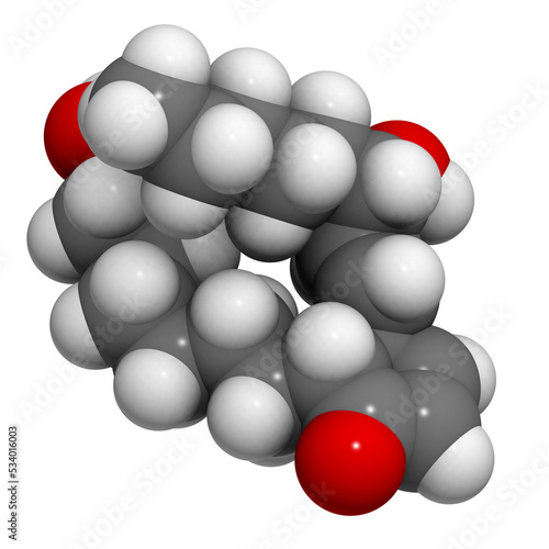 Prostaglandin A1  PGA1  molecule  chemical structure