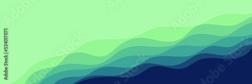 Fotomurale colorful wave pattern design vector illustration good for wallpaper, background,
