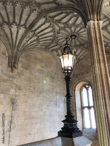 lamp in the old town