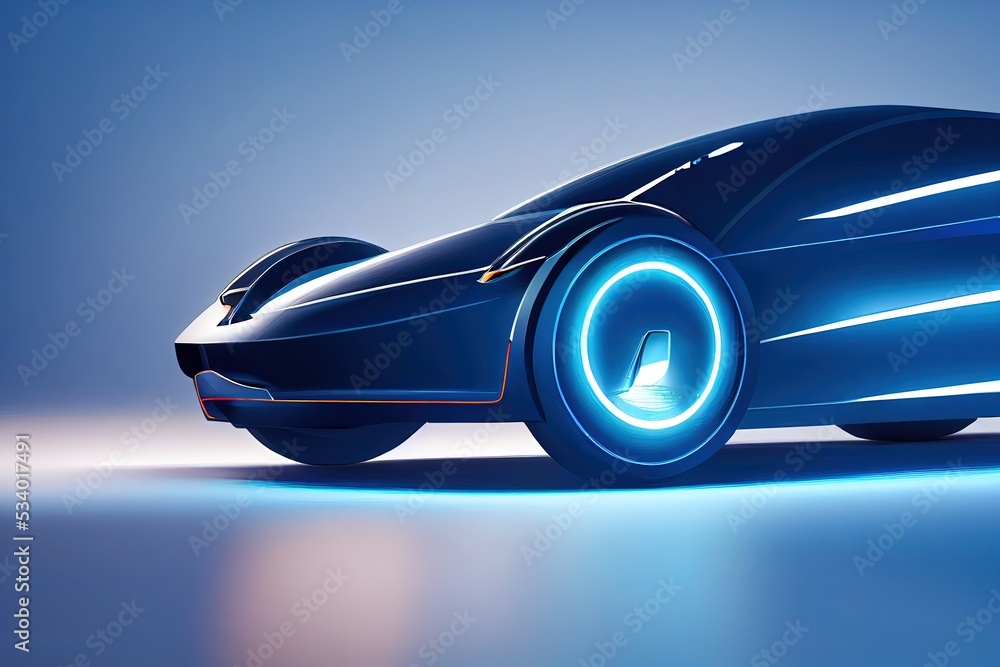Obraz premium Futuristic car design
