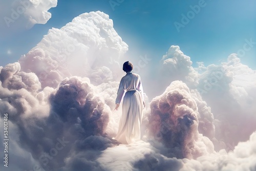Fotobehang Angel in heaven