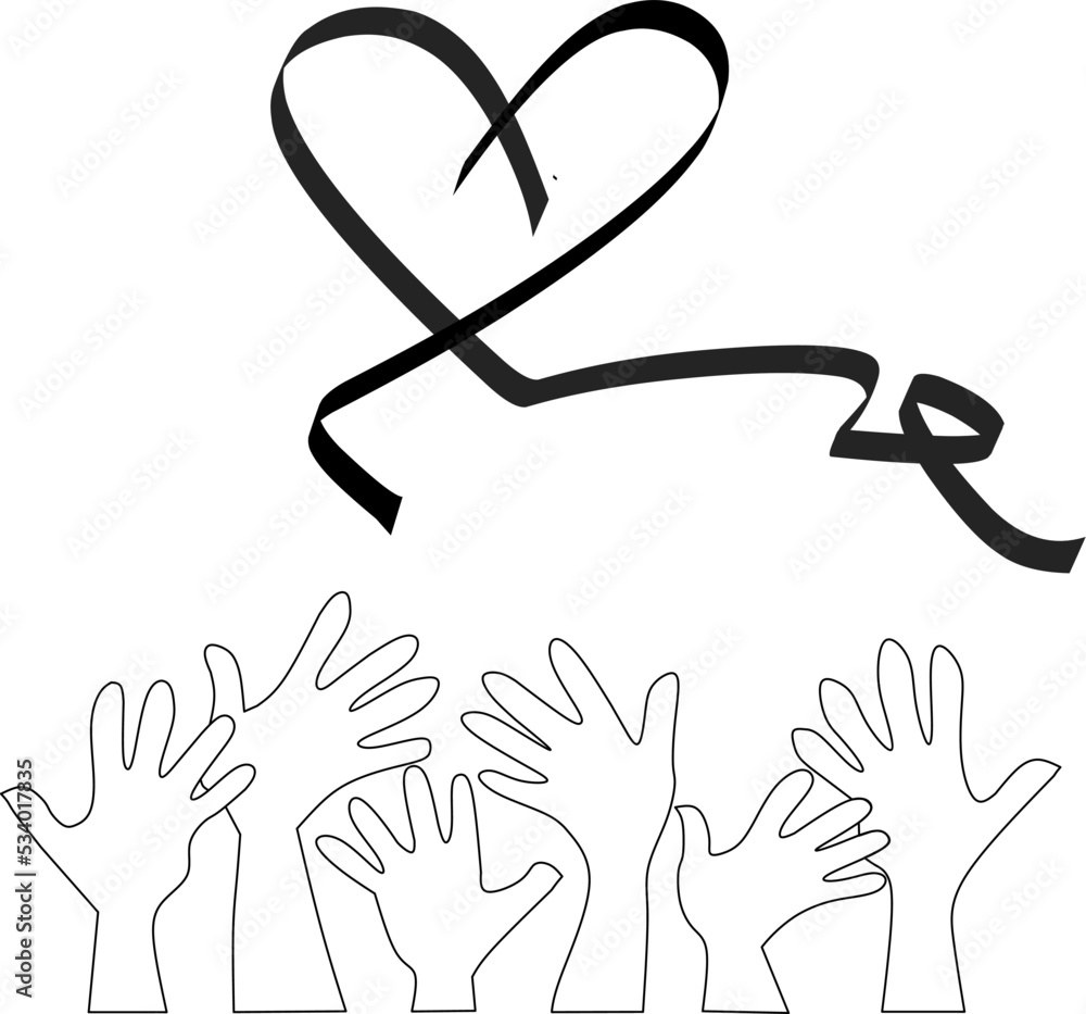Obraz premium hand with heart