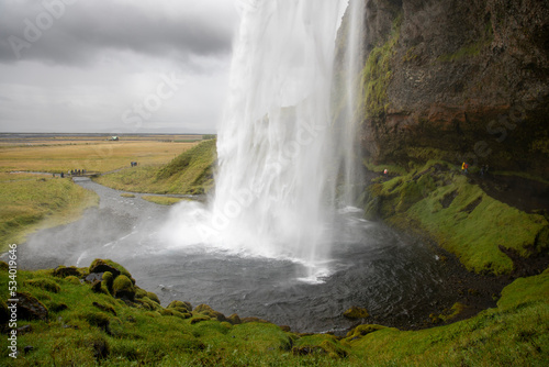 A step away from the Ring Road, Seljalandsfoss is born, a waterfall over 60 meters high located in an unparalleled landscape. © federico neri