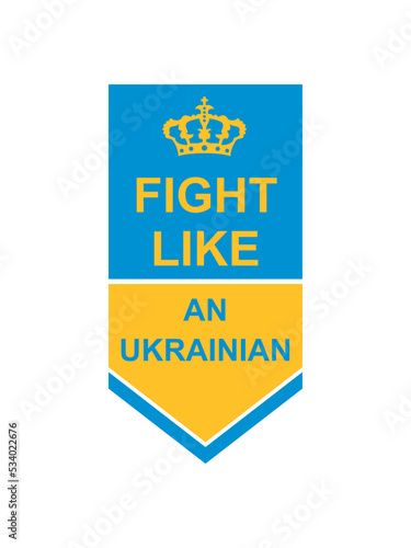 fight like ukrainians Zitat 