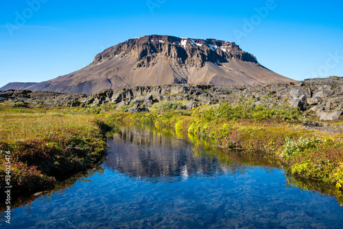 The tuya Herðubreið not very far from Askja