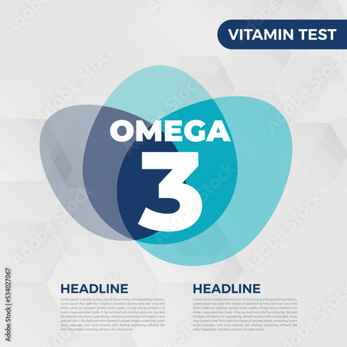 Omega3 Vitamin icon Vector illustration oil fish omega

