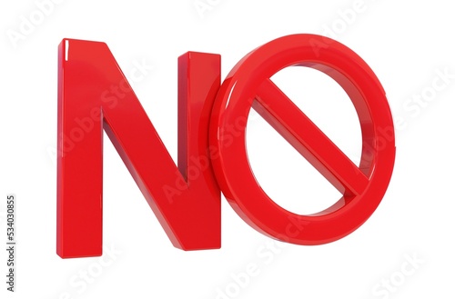 no sign