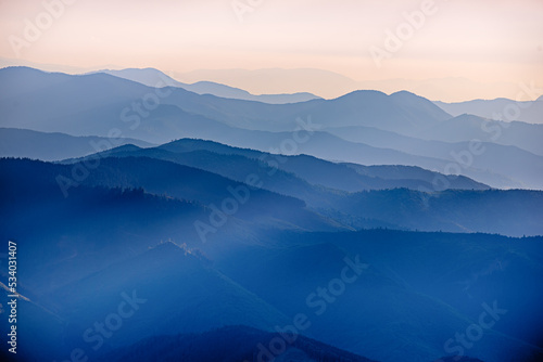 Abstract mountain background