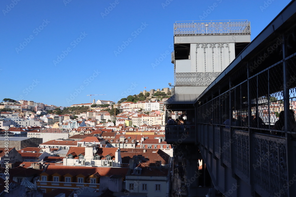 view of the town Lisbon 