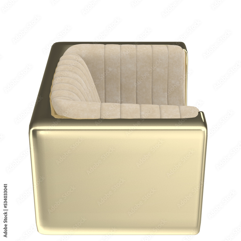 3d rendering illustration of an armchair 3d rendering illustration of an armchair